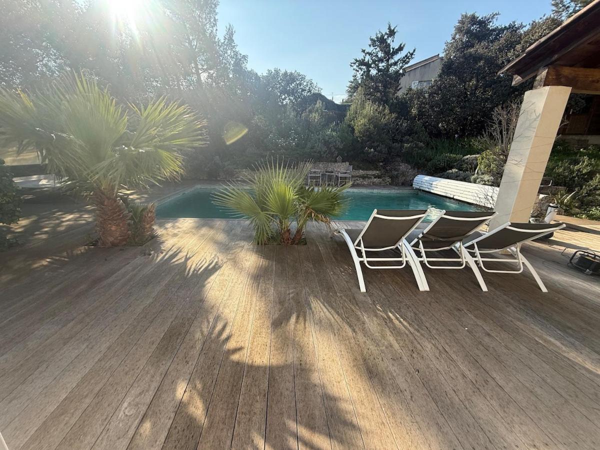 Le Havre De Paix En Garrigue 4 Chambres 3 Sdb Piscine Bezouce Εξωτερικό φωτογραφία