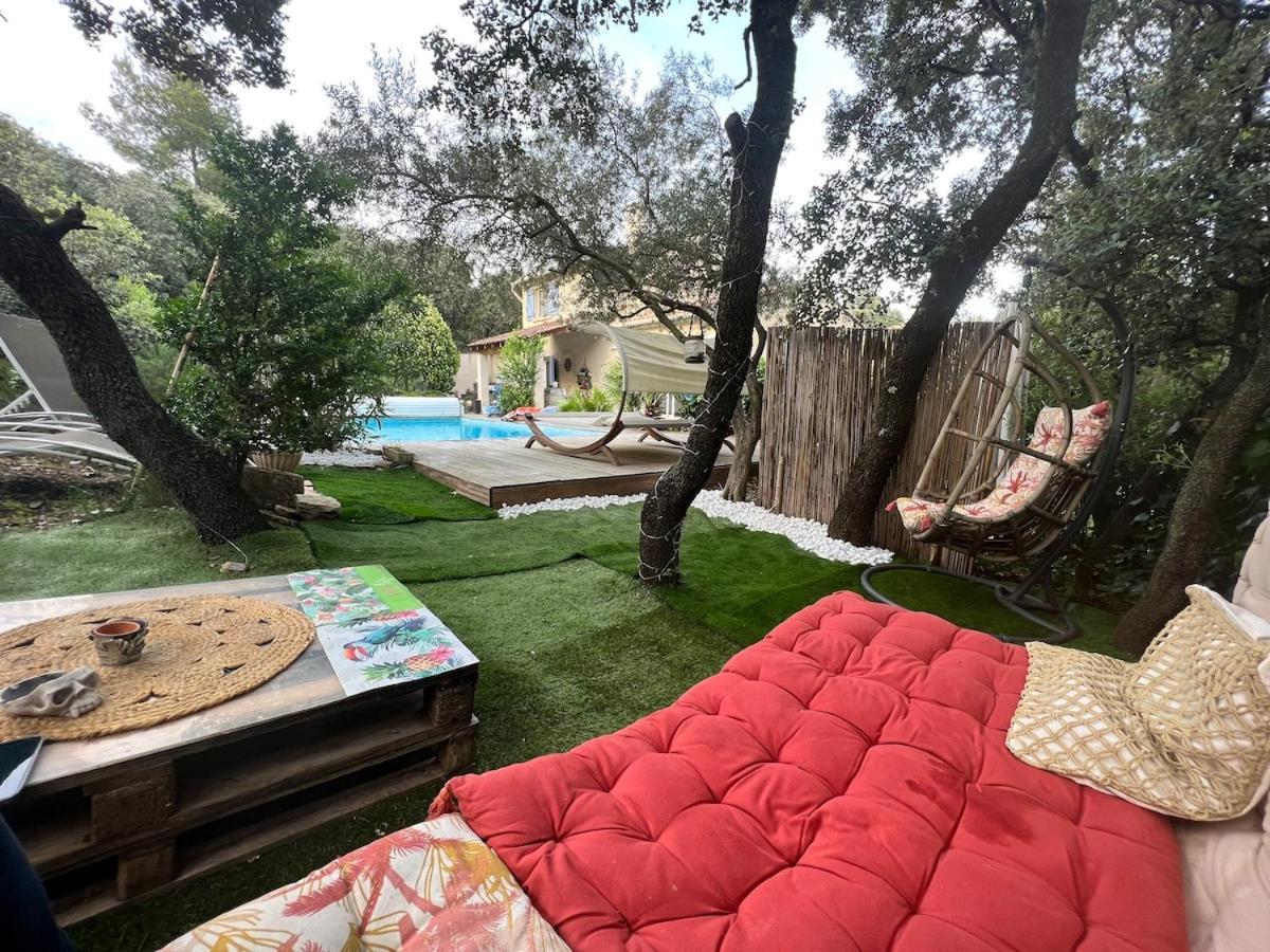 Le Havre De Paix En Garrigue 4 Chambres 3 Sdb Piscine Bezouce Εξωτερικό φωτογραφία